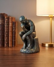 Metall skulptur denker - skulptur, bronze