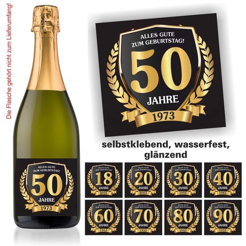 Aufkleber sektflasche - aufkleber,