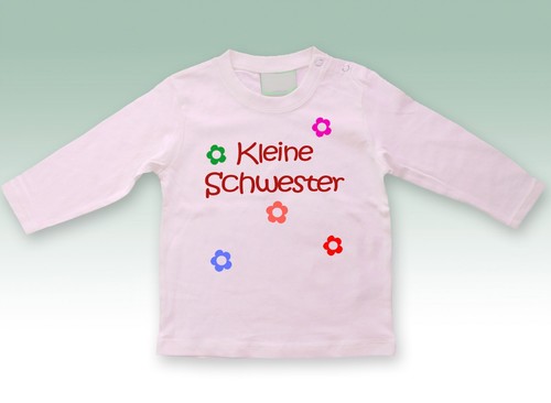 Baby shirt kleine schwester - baby,