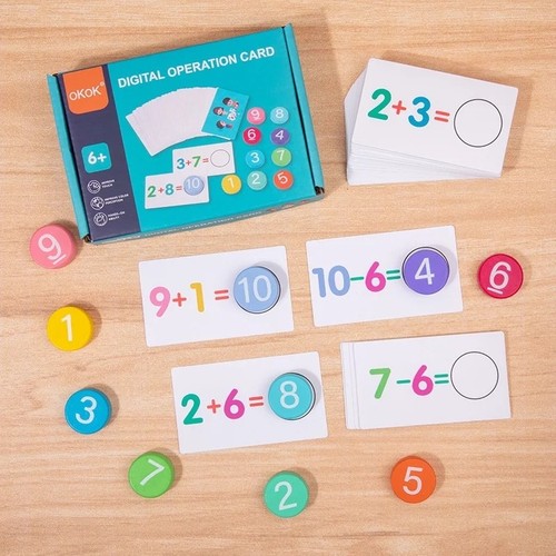 Zahlenrechenkarten montessori - zahlenrechenkarten,