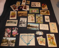 Konvolut alte Ansichtskarte u.a. Dresden Glückwunschkarten 1 Karte 8.4.83 datier