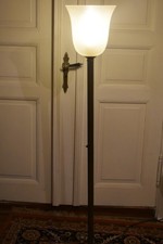 Art Deco - Stehlampe , Bronze