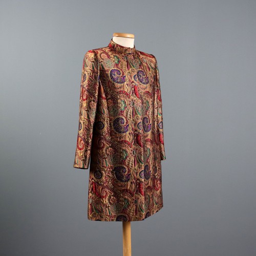 Vintage jacke aus brokat - brokat, gr