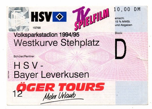 Ticket hamburger bayer - ticket,