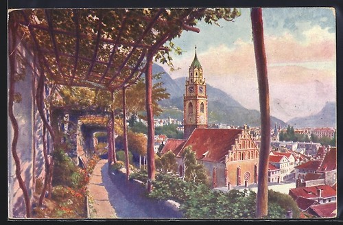 Künstler meran blick - meran,, zur