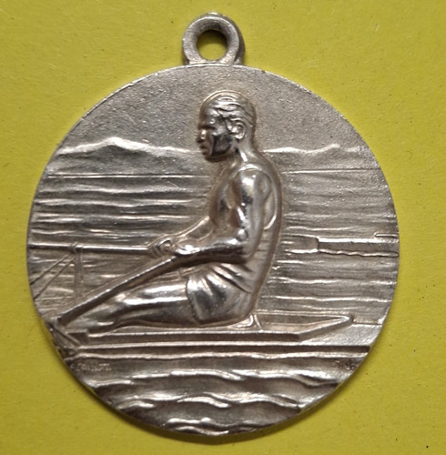 Sportmedaille silber rudern - silber,