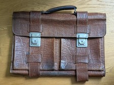 Aktentasche, Leder braun, Herren, retro, vintage, 1950er Jahre