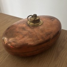 Wärmflasche aus Kupfer mit Verschluss ohne Dellen 