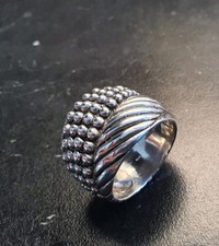 Herren Ring echt Silber 925  massiv Sterlingsilber 17 Gramm 