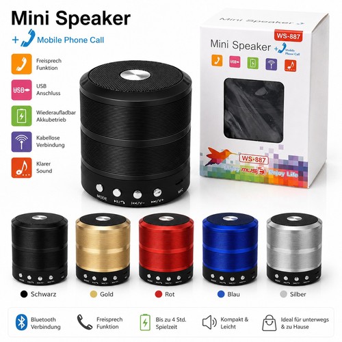 Mini bluetooth lautsprecher - mini,