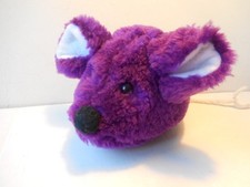 Stofftier maus lila 10 cm - lila,,