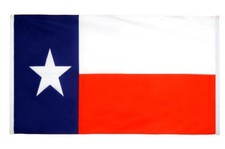 BALKONFLAGGE BALKONFAHNE USA Texas Flagge Fahne für den BALKON 90x150cm