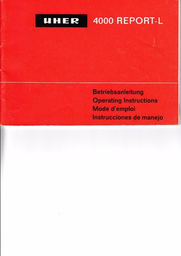 Betriebsanleitung/Operating
