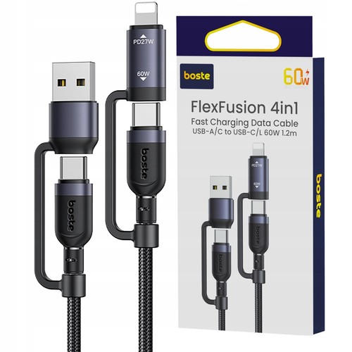 Boste kabel 4in1 usb - usb-c,