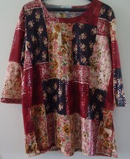 Schöne bunte Longbluse mit