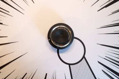 Olympus 9mm fisheye für - f/8.0,