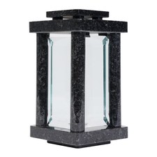 Grab-Lampe Granit Nero Angola