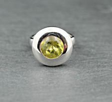 TAMARA COMOLLI Sloppy - Designer RING mit einem PERIDOT | 750er Weißgold