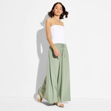 Women's Linen Maxi Full Skirt