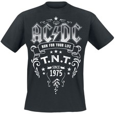 ACDC T-Shirt Herren T.N.T. schwarz Band-Merch, Bands