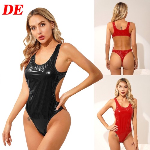 Damen lackleder bademode - de,