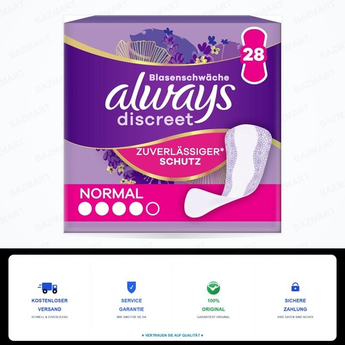 Always discreet inkontinenz - discreet,