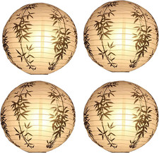 4 Stück Papier Laterne