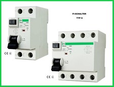 Fehlerstromschutzschalter FI-Schutzschalter FI-SCHALTER 16A,25A,40A,63A 2/4polig