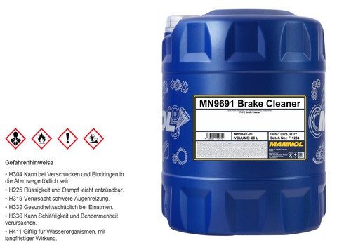 20l mannol brake - cleaner, 9691