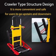 Elektrischer Klappbarer Treppensteiger Wagen Rollstuhl Treppensteiger Handwagen
