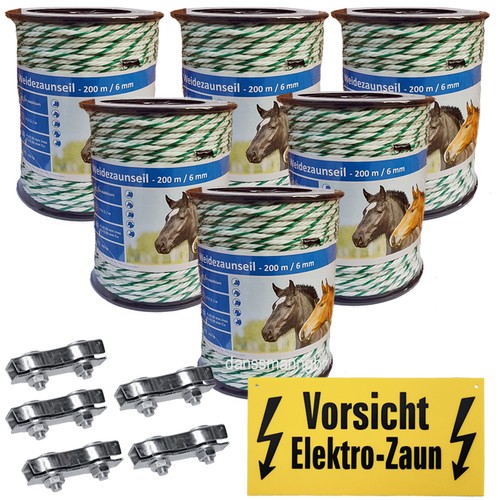 1200 weidezaunseil mm - weidezaunseil, 6