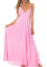 Damen Sommer Maxi Langes Kleid