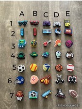 retro gaming croc charm