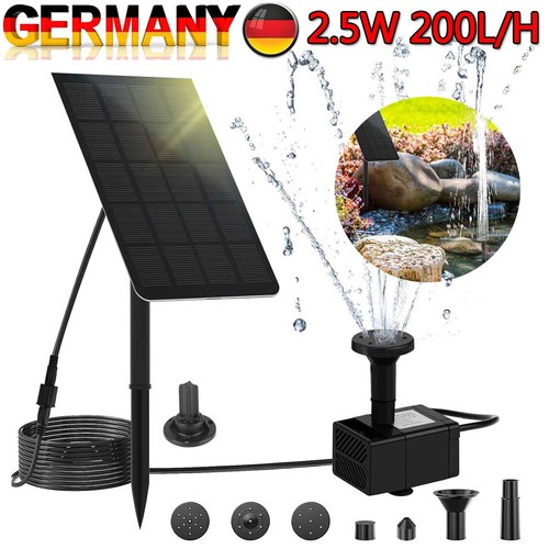 Solar teichpumpe brunnenpumpe - solar,