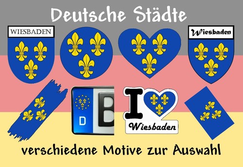 Aufkleber flagge wappen kfz - aufkleber-, flagge-wappen-kfz