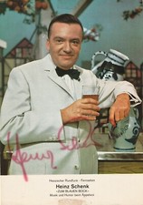 0riginalsigniertes Autogramm von Heinz Schenk