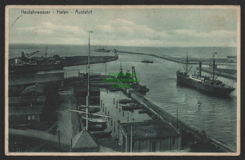 147313 neufahrwasser bei - 147313, ak