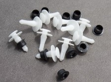 10x Zierleisten Leisten Schweller Clips & Tülle für VW Golf Jetta Passat T4 T5