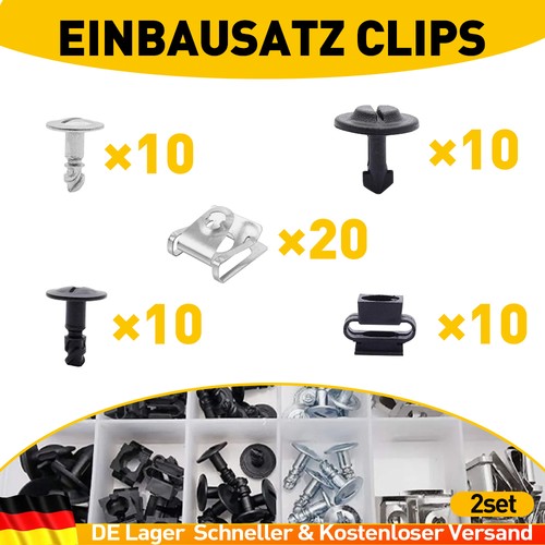 120tlg befestigung clips - befestigung,