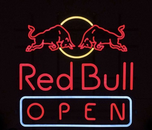 Redbull led neon schild open - redbull,