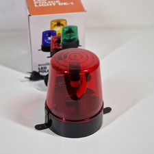 Eurolite LED Polizeilicht Rot Rundumleuchte Party DJ Zubehör Licht Leuchte Rot