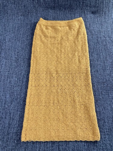 Zara senfgelber midirock - zara,