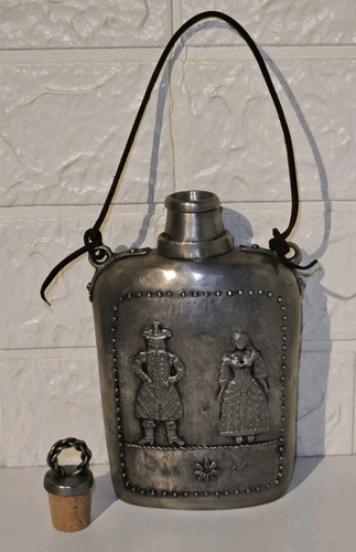 Alte zinn flasche feldmann sks - zinn,