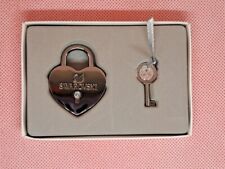 SWAROVSKI * Heart Lock With Key * Herz Schloss mit Schlüssel Kristall * Anhänger