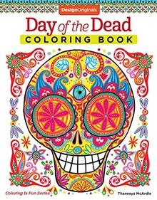 Day the dead coloring book - day, of