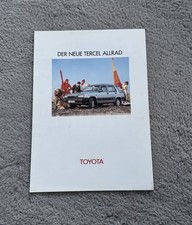 Toyota Tercel Allrad Prospekt Katalog Broschüre | 1982