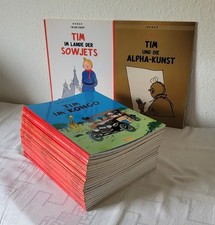 Tim und Struppi Sammlung * ALLE 25 Bände! Komplett Nr. 0 - 24 inkl. Alpha Kunst