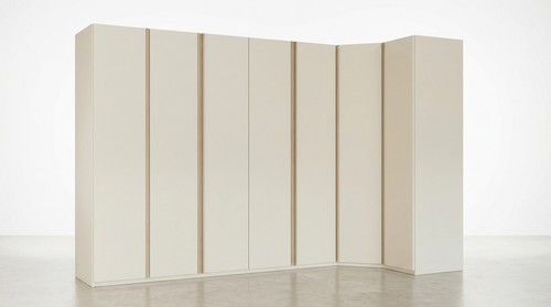 Eckkleiderschrank beige modern - beige,
