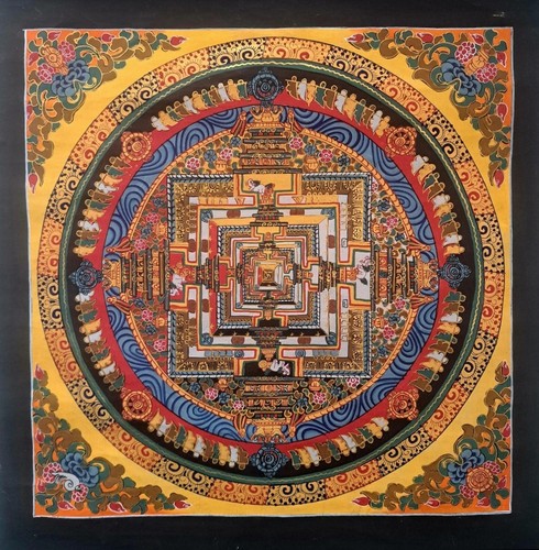 Thangka tibet antik kunstwerk - thangka,