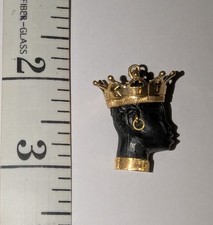 18k Gold Blackamoor Anhänger